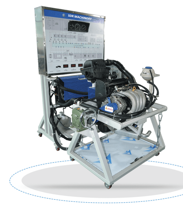 Maqueta para motores diesel common rail de alta presión controlados electrónicamente