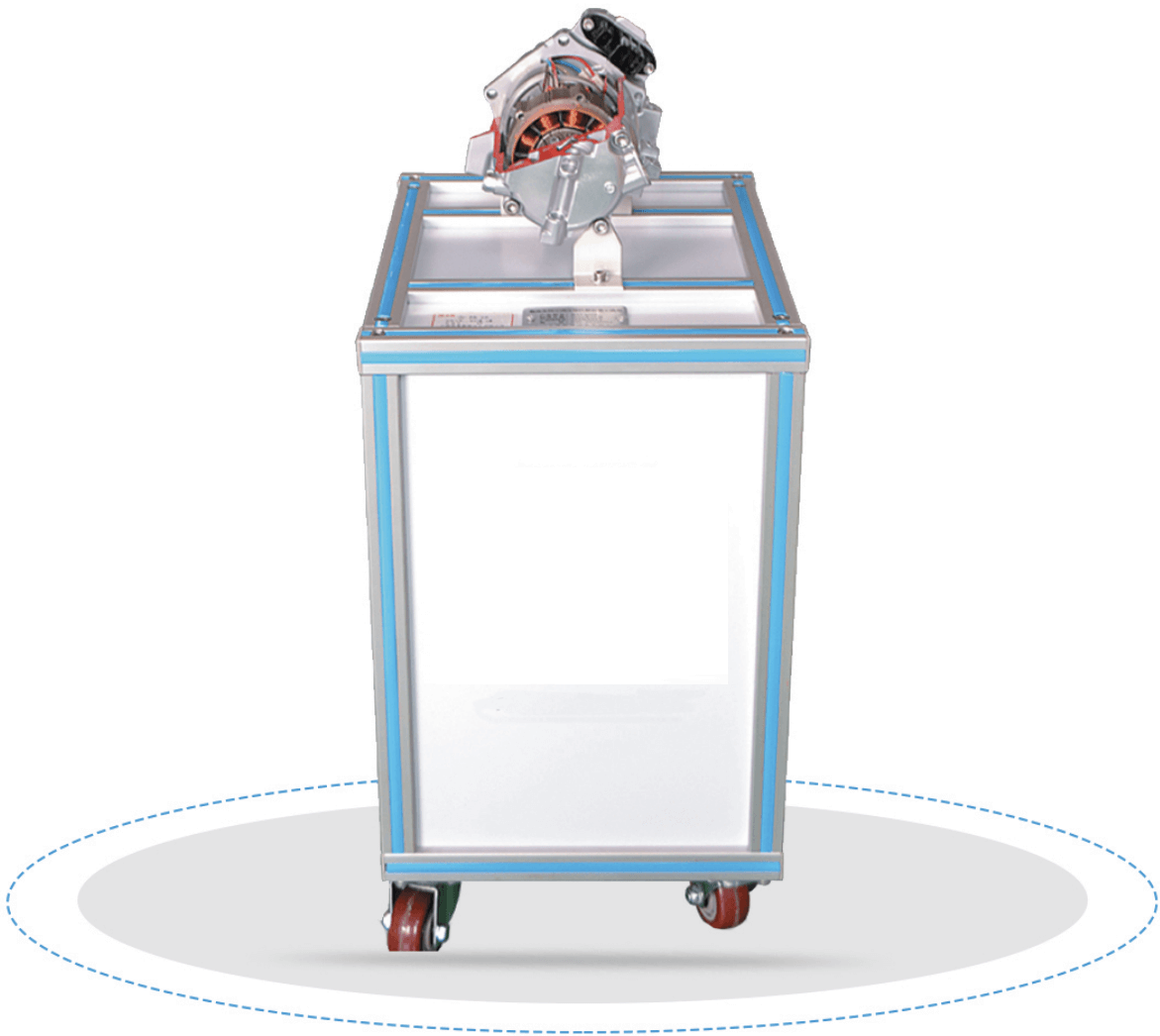 Maqueta de la estación de formación de localización de averías y comprobación del aire acondicionado manual del automóvil